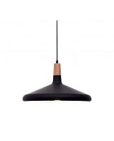 Светильник подвесной Bafido  LDP 7754-С BK Lumina Deco чёрный 1 лампа, основание чёрное в стиле современный минимализм 