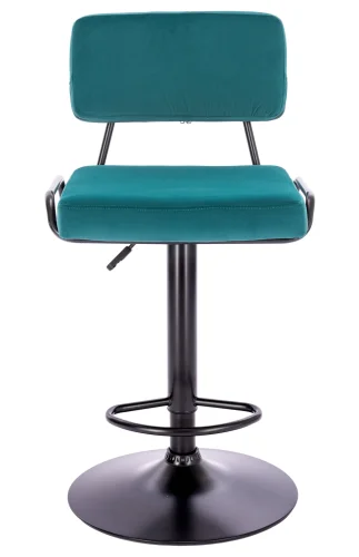 Барный стул Bit Ткань Изумруд EP Bit Fabric Emerald Everprof, голубой/ткань, ножки//, размеры - 890*1100***440* фото 5