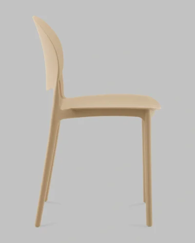Стул Briny, пластик бежевый УТ000041343 Stool Group, бежевый/пластик, ножки/металл/бежевый, размеры - *780**** фото 3