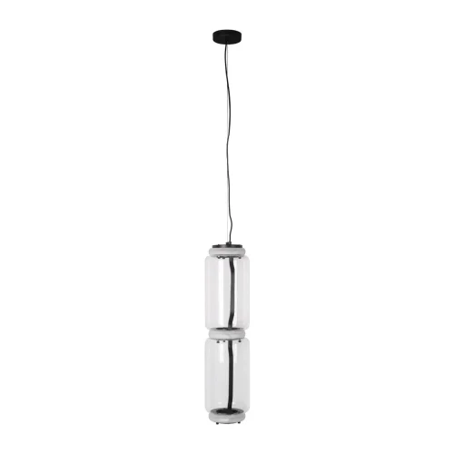 Светильник подвесной LED Noctambule 10194/M LOFT IT прозрачный 1 лампа, основание чёрное в стиле современный  фото 3