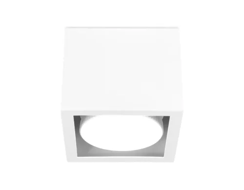 Светильник накладной TN705 Ambrella light белый 1 лампа, основание белое в стиле современный хай-тек квадратный фото 2