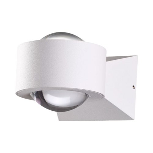Настенный светильник LED Calle 358153 Novotech уличный IP54 белый 1 лампа, плафон белый в стиле современный LED