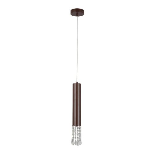 Светильник подвесной Merger 2919-1P F-promo прозрачный коричневый 1 лампа, основание коричневое в стиле современный 