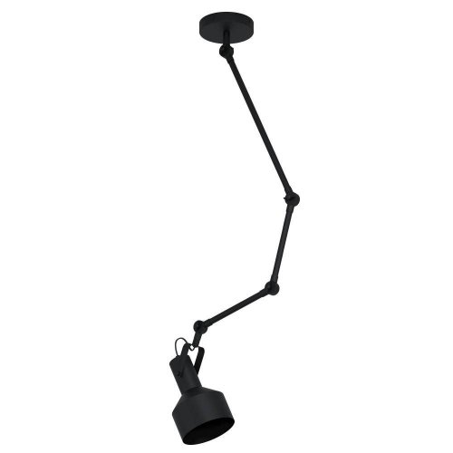 Светильник подвесной Takeley 43561 Eglo чёрный 1 лампа, основание чёрное в стиле современный 