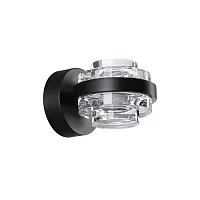 Бра LED Klot 5031/6WL Odeon Light прозрачный 1 лампа, основание чёрное в стиле современный 