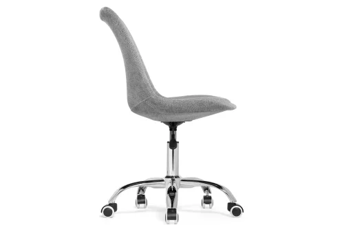 Компьютерное кресло Kolin gray / chrome 15789 Woodville, серый/ткань, ножки/металл/хром, размеры - *910***490*520 фото 4