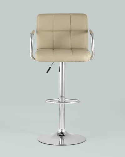 Стул барный Малави, бежевый NP УТ000039149 Stool Group, /экокожа, ножки/металл/, размеры - 910*1110**** фото 2