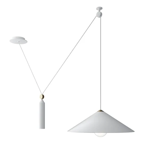 Светильник подвесной Peso P080PL-01W Maytoni белый на 1 лампу, основание белое в стиле лофт скандинавский современный фото 2 Светильник подвесной Peso P080PL-01W Maytoni белый на 1 лампу, основание белое в стиле лофт скандинавский современный фото 2