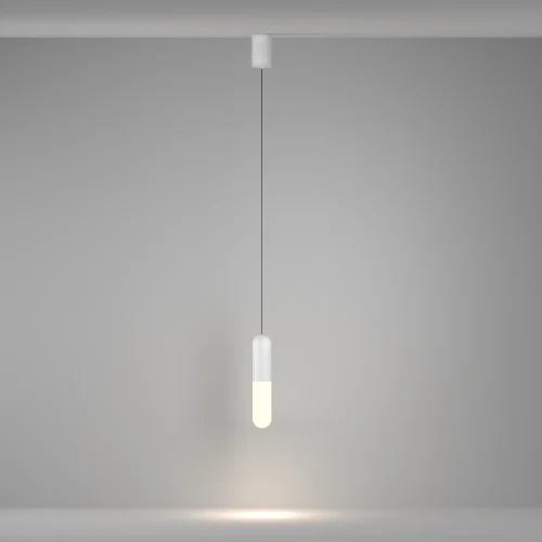 Светильник подвесной LED Mist P101PL-L300-12W3K-W Maytoni белый 1 лампа, основание белое в стиле современный хай-тек  фото 4