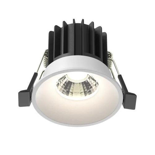 Светильник точечный LED Round DL058-7W4K-W Maytoni белый на 1 лампу, основание белое в стиле современный 