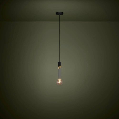 Светильник подвесной Cedral 39935 Eglo без плафона 1 лампа, основание чёрное в стиле современный  фото 2