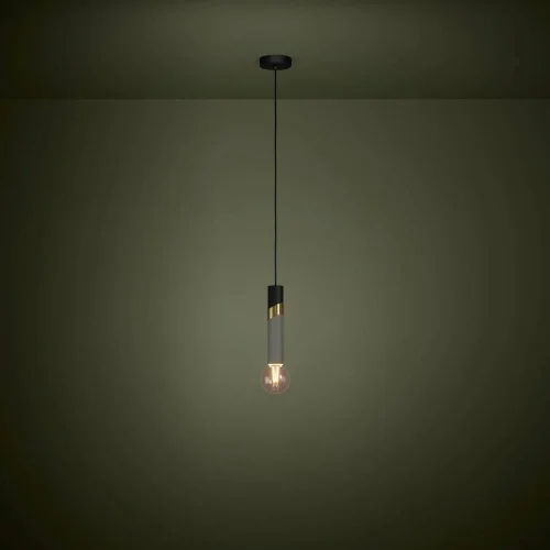 Светильник подвесной Cedral 39935 Eglo без плафона 1 лампа, основание чёрное в стиле современный  фото 2