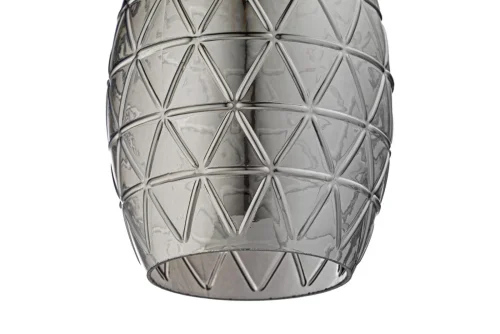 Светильник подвесной Dazio E 1.P1 CS Arti Lampadari серый чёрный серебряный 1 лампа, основание золотое в стиле современный  фото 4