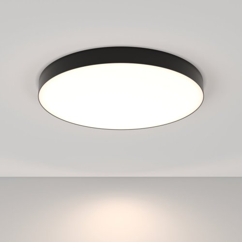 Светильник потолочный LED Zon C032CL-90W4K-RD-B Maytoni белый 1 лампа, основание чёрное в стиле современный  фото 4