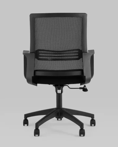 Кресло офисное TopChairs Simplex черный УТ000037112 Stool Group, чёрный/ткань, ножки/металл/чёрный, размеры - 520*1020***580*550 фото 4