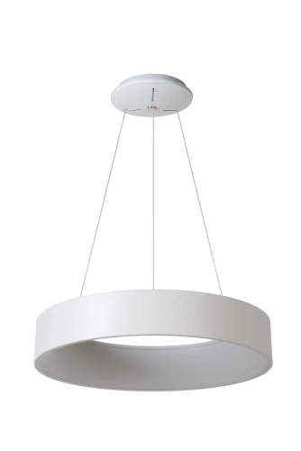 Светильник подвесной LED TALOWE 46400/42/31 Lucide белый на 1 лампу, основание белое в стиле современный фото 2
