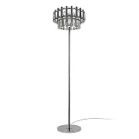 Торшер Boucle 10438F LOFT IT прозрачный на 4 лампы, основание никель в стиле современный 
