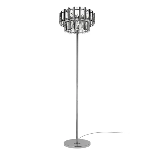 Торшер Boucle 10438F LOFT IT прозрачный на 4 лампы, основание никель в стиле современный Торшер Boucle 10438F LOFT IT прозрачный на 4 лампы, основание никель в стиле современный