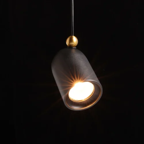 Светильник подвесной Астор 545013701 DeMarkt чёрный 1 лампа, основание чёрное в стиле современный  фото 4