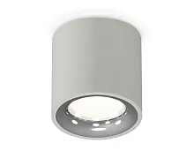 Светильник накладной Techno spot XS7533022 Ambrella light серый 1 лампа, основание серое в стиле хай-тек современный круглый