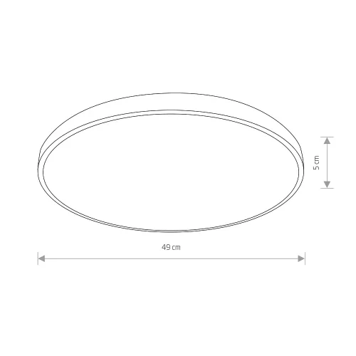 Светильник потолочный Agnes Round Pro 10979-NW Nowodvorski белый на 1 лампу, основание белое в стиле современный фото 6