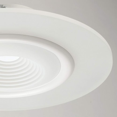 Светильник потолочный LED Платлинг 661016301 DeMarkt белый 1 лампа, основание белое в стиле хай-тек  фото 3