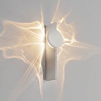 Бра ЛЕД Флэйм / Flame 10452W White sand LOFT IT белый на 1 лампу, основание белое в стиле хай-тек отражённый свет