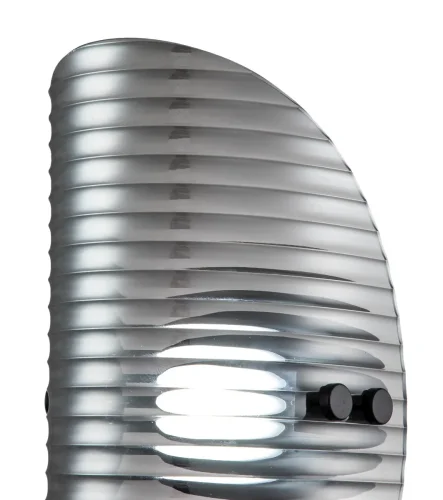 Бра LED с пультом Relux 4008/02/01W Stilfort чёрный серый на 1 лампа, основание чёрное в стиле современный хай-тек с пультом фото 6