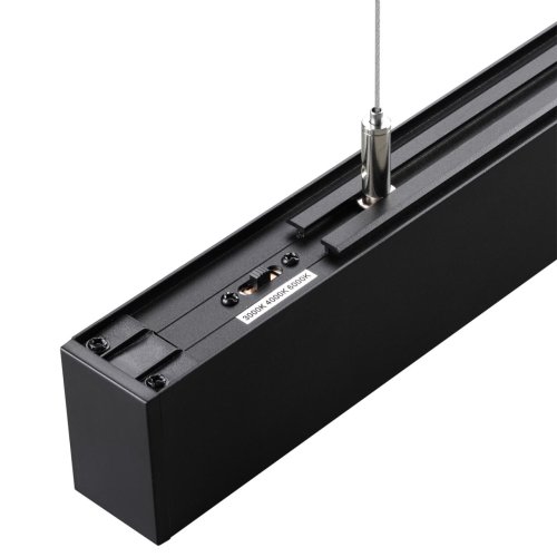 Светильник линейный светодиодный модульный с переключателем цветовой темперетуры Fatto 359603 Novotech чёрный на 1 лампу, основание чёрное в стиле современный хай-тек фото 7 Светильник линейный светодиодный модульный с переключателем цветовой темперетуры Fatto 359603 Novotech чёрный на 1 лампу, основание чёрное в стиле современный хай-тек фото 7