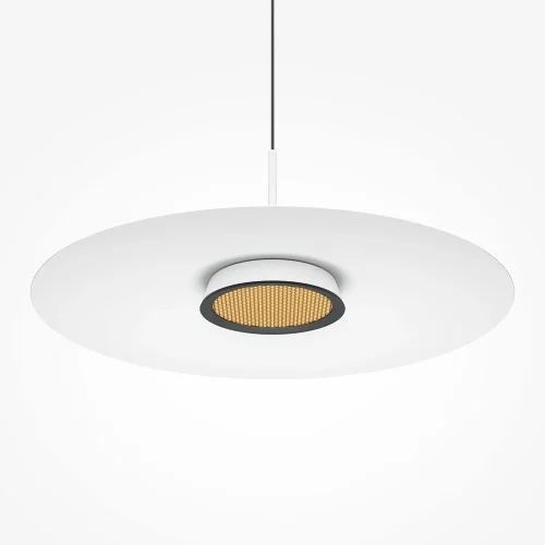 Светильник подвесной LED El MOD041PL-L15W3K1 Maytoni белый 1 лампа, основание чёрное в стиле современный минимализм  фото 3