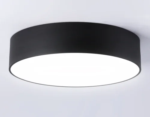 Светильник потолочный LED Air Alum FV5526 Ambrella light чёрный 1 лампа, основание чёрное в стиле современный хай-тек  фото 3