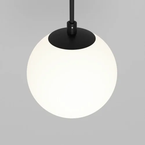 Светильник подвесной LED встраиваемый Luna P039PL-5W4K-10INS-B Maytoni белый 1 лампа, основание чёрное в стиле современный хай-тек шар фото 2