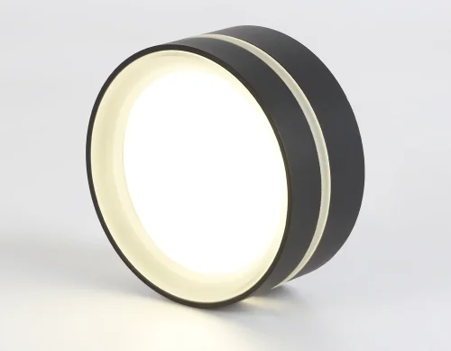 Светильник накладной TN5389 Ambrella light чёрный 1 лампа, основание чёрное в стиле современный круглый фото 4