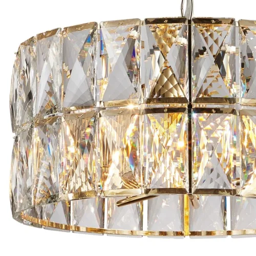 Люстра подвесная Sparti 1023/03/08P Stilfort прозрачная на 6 ламп, основание золотое в стиле классический  фото 5