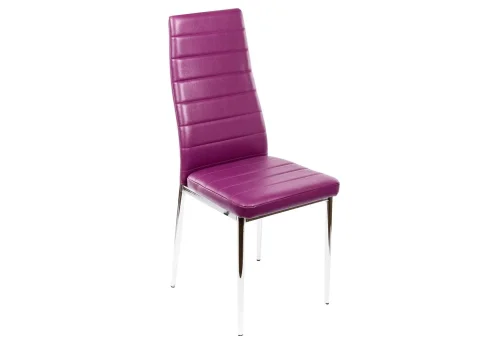 Стул на металлокаркасе DC2-001 purple 11817 Woodville, фиолетовый/искусственная кожа, ножки/металл/хром, размеры - ****410*450 фото 8