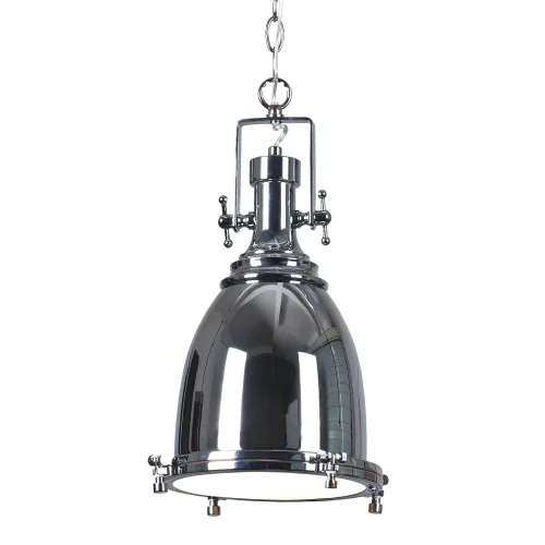 Светильник подвесной лофт Monsey GRLSP-9614 Lussole хром 1 лампа, основание хром в стиле лофт 