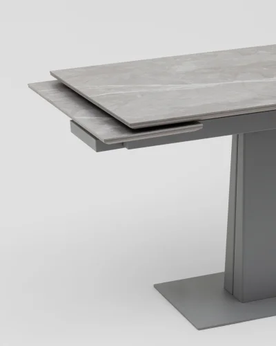 Стол Арнон 120-180/80/76, столешница МДФ16/керамика Larka grey УТ000040449 Stool Group столешница серая из керамика фото 5