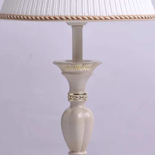 Настольная лампа Ариадна 450033801 MW-Light белая 1 лампа, основание патина бежевое металл в стиле классический  фото 4
