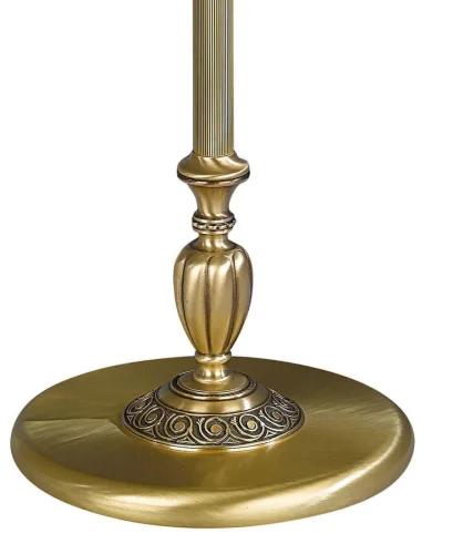 Торшер напольный  PN 7002/2 Reccagni Angelo  белый 2 лампы, основание античное бронза в стиле классический
 фото 3