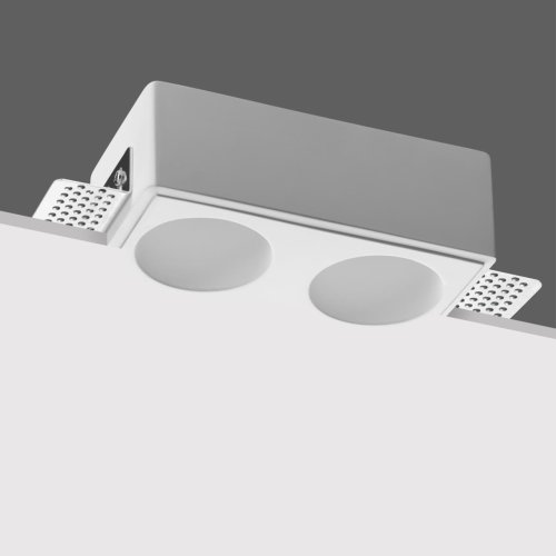 Светильник точечный Cail 371012 Novotech белый на 2 лампы, основание белое в стиле минимализм прямоугольный для затирки фото 3 Светильник точечный Cail 371012 Novotech белый на 2 лампы, основание белое в стиле минимализм прямоугольный для затирки фото 3