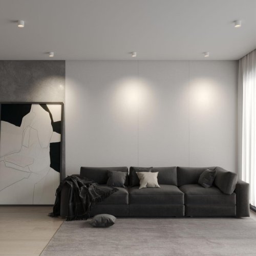 Светильник накладной LED с переключателем цветовой температуры Orbis 359592 Novotech белый на 1 лампу, основание белое в стиле хай-тек современный круглый фото 3