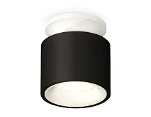 Светильник накладной Techno spot XS7511041 Ambrella light чёрный 1 лампа, основание чёрное в стиле хай-тек современный круглый