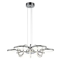 Светильник подвесной LED с пультом 10253/12LED Escada хром на 1 лампу, основание хром в стиле хай-тек с пультом Светильник подвесной LED с пультом 10253/12LED Escada хром на 1 лампу, основание хром в стиле хай-тек с пультом