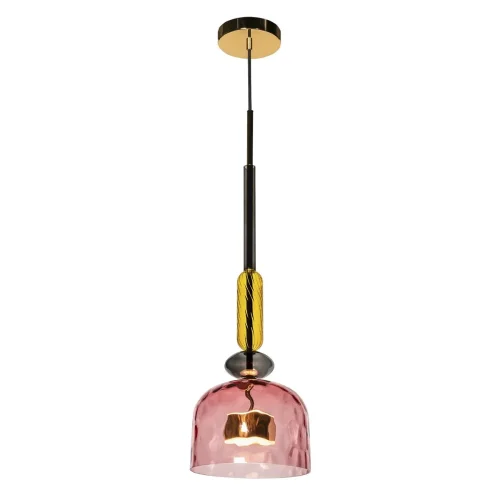 Светильник подвесной LED Candy 2008-D LOFT IT розовый 1 лампа, основание золотое в стиле современный арт-деко  фото 5