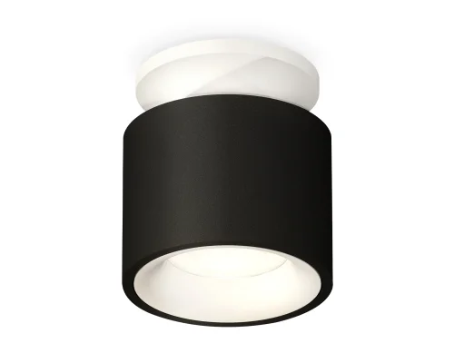 Светильник накладной Techno spot XS7511041 Ambrella light чёрный 1 лампа, основание чёрное в стиле хай-тек современный круглый