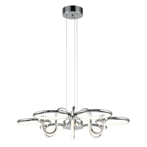 Светильник подвесной LED с пультом 10253/12LED Escada хром на 1 лампу, основание хром в стиле хай-тек с пультом Светильник подвесной LED с пультом 10253/12LED Escada хром на 1 лампу, основание хром в стиле хай-тек с пультом