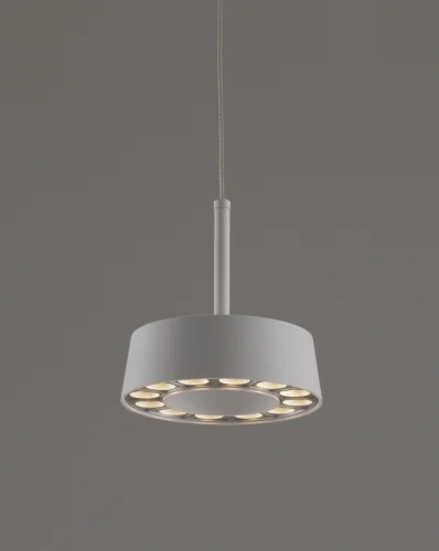 Светильник подвесной LED Luma V10856-PL Moderli белый 1 лампа, основание белое в стиле современный  фото 3
