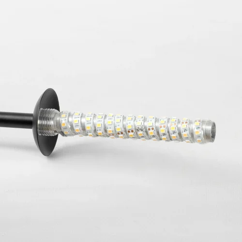 Светильник потолочный LED Hart LSP-7207 Lussole белый 1 лампа, основание чёрное в стиле современный  фото 3