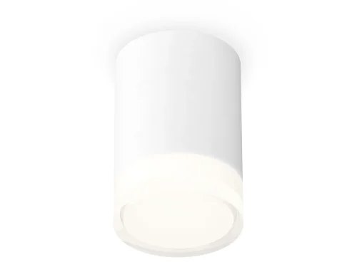 Светильник накладной Techno spot XS7421023 Ambrella light белый 1 лампа, основание белое в стиле хай-тек современный круглый