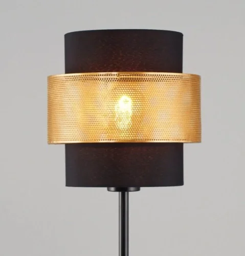 Настольная лампа V10493-1T Moderli чёрная 1 лампа, основание чёрное металл в стиле современный  фото 2